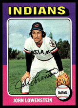 1975 Topps Mini #424 John Lowenstein Near Mint+ 
