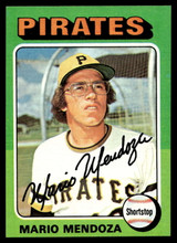 1975 Topps Mini #457 Mario Mendoza Near Mint+ RC Rookie 