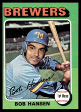 1975 Topps Mini #508 Bob Hansen Near Mint RC Rookie  ID: 527861