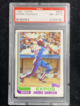 1982 Topps #540 Andre Dawson Expos PSA 8 NM-Mint