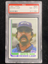 1982 Topps #622 Dennis Lamp White Sox PSA 8 NM-Mint