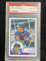 1983 Topps #152 Jay Johnstone Cubs PSA 8 NM-Mint