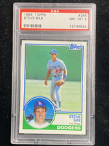 1983 Topps #245 Steve Sax Dodgers PSA 8 NM-Mint