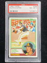 1983 Topps #298 Floyd Chiffer Padres PSA 8 NM-Mint