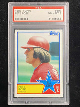 1983 Topps #397 Pete Rose Phillies PSA 8 NM-Mint All-Star