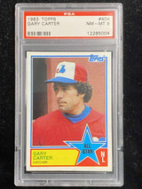 1983 Topps #404 Gary Carter Expos PSA 8 NM-Mint All-Star