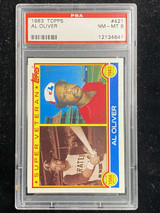 1983 Topps #421 Al Oliver Pirates PSA 8 NM-Mint Super Veteran