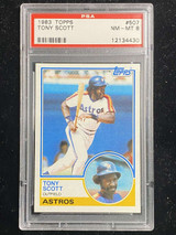1983 Topps #507 Tony Scott Astros PSA 8 NM-Mint