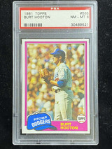 1981 Topps #565 Burt Hooton Dodgers PSA 8 NM-Mint