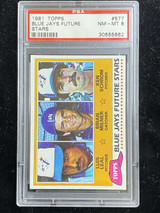 1981 Topps #577 Luis Leal Blue Jays PSA 8 NM-Mint Future Stars RC