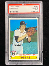 1979 Topps #343 Ed Glynn Tigers PSA 9oc Mint