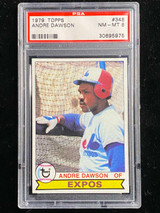 1979 Topps #348 Andre Dawson Expos PSA 8 NM-Mint
