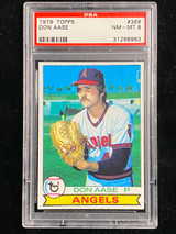 1979 Topps #368 Don Aase Angels PSA 8 NM-Mint
