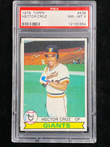 1979 Topps #436 Hector Cruz Giants PSA 8 NM-Mint