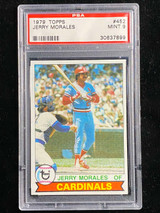 1979 Topps #452 Jerry Morales Cardinals PSA 9 Mint