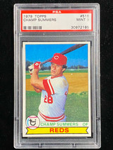 1979 Topps #516 Champ Summers Reds PSA 9 Mint