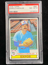 1979 Topps #581 Darold Knowles Expos PSA 8 NM-Mint