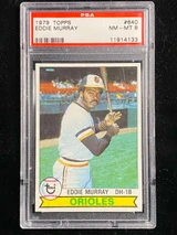 1979 Topps #640 Eddie Murray Orioles PSA 8 NM-Mint