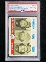 1979 Topps #716 Dave Geisel Cubs PSA 8 NM-Mint Prospects Pagel Thompson