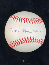 Happy Chandler Baseball PSA/DNA Autograph Signed Commissioner Giamatti Ball
