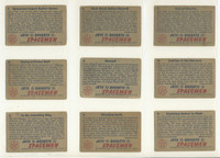 1951 Bowman Jets, Rockets, Spacemen 105/108 Low Grade To Mid Grade  #*