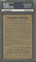 1953 TV & Radio NBC #60 Virginia Dwyer PSA 8 NM-MT  #*