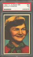 1953 TV & Radio NBC #62 Estelle Parsons PSA 7 NM  #*