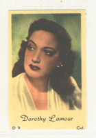 1952 Film Stars D1 D 9 Maple Leaf Holland Dorothy Lamour  #*