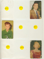 1953 Mothers Cookies D77 Television & Radio Stars 41/63   #*