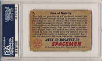 1951 Jets, Rockets, Spacemen  #7  Free Of Gravity  PSA 5 EX  #*