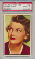 1953 TV & Radio NBC #60 Virginia Dwyer PSA 8 NM-MT  #*#