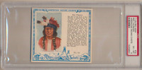 1954  RED MAN AMERICAN INDIAN CHIEFS T129 #30 RED THUNDER PSA 6 EX-MT  #*