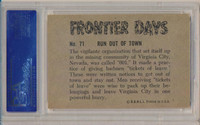 1953 Frontier Days #71 Run Out Of Town PSA 6 EX-MT   #*