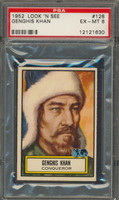 1952 LOOK 'N SEE #128 GENGHIS KHAN PSA 6 EX-MT   #*