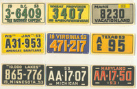 1953 TOPPS LICENSE PLATES SET 75   #*sku21070