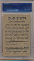 1953 TV & RADIO NBC #86 SALLIE BROPHY PSA 8 NM-MT   #*