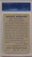 1953 TV & RADIO NBC #36 LUCILLE NORMAN PSA 9 MINT (OC)   #*