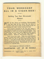 1951 ORIGINAL MICROMODEL THE BULL HOTEL SET ARC XV  #*