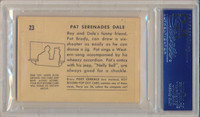 1952 ROY ROGERS #23 PAT SERENADES DALE... PSA 5 EX    #*