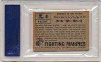1953 FIGHTING MARINES #41 INTO THE NIGHT ... PSA 5 EX   #*sku30601