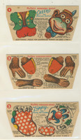 1951 Muffetts Shredded Wheat Dancing Circus Puppets Set (20) F279 a   #*sku3166