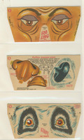 1952 F279-b Circus Masks Muffets Circus Punch-Out Masks Set 20   #*