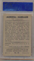 1953 TV & Radio NBC #85 Merrill Mueller PSA 7 NM  #*