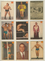 1954-55 Parthurst Wrestling Set 75 With 6 Lucky Premium Cards Total 81 Cards  #*