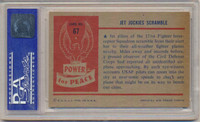 1954 Power For Peace #67 Jet Jockies Scramble PSA 8 NM-MT  #*#