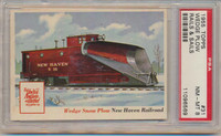 1955 RAILS & SAILS  #31  WEDGE SNOW PLOW PSA 8 NM-MT  #*