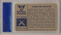 1954 U.S. NAVAL VICTORIES #6 SPANISH FLEET PSA 6 EX-MT   #*
