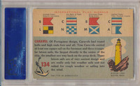 1955 Rails & Sails #134 Caravel PSA 7 NM   #*