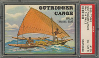 1955 Rails & Sails #150  Outrigger Canoe PSA 6 EX-MT   #*