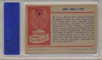 1954 Power For Peace #16 Army Takes A Vest  PSA 7 NM   #*